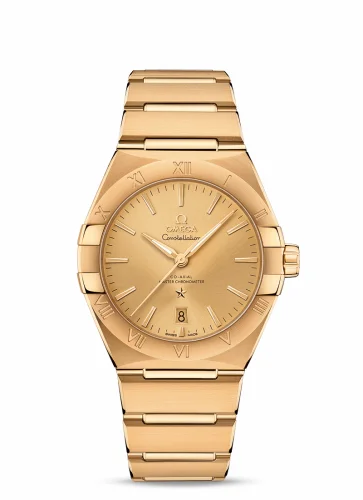Omega Constellation Master Chronometer 39 Yellow Gold / Champagne / Bracelet 131.50.39.20.08.001 (13150392008001)